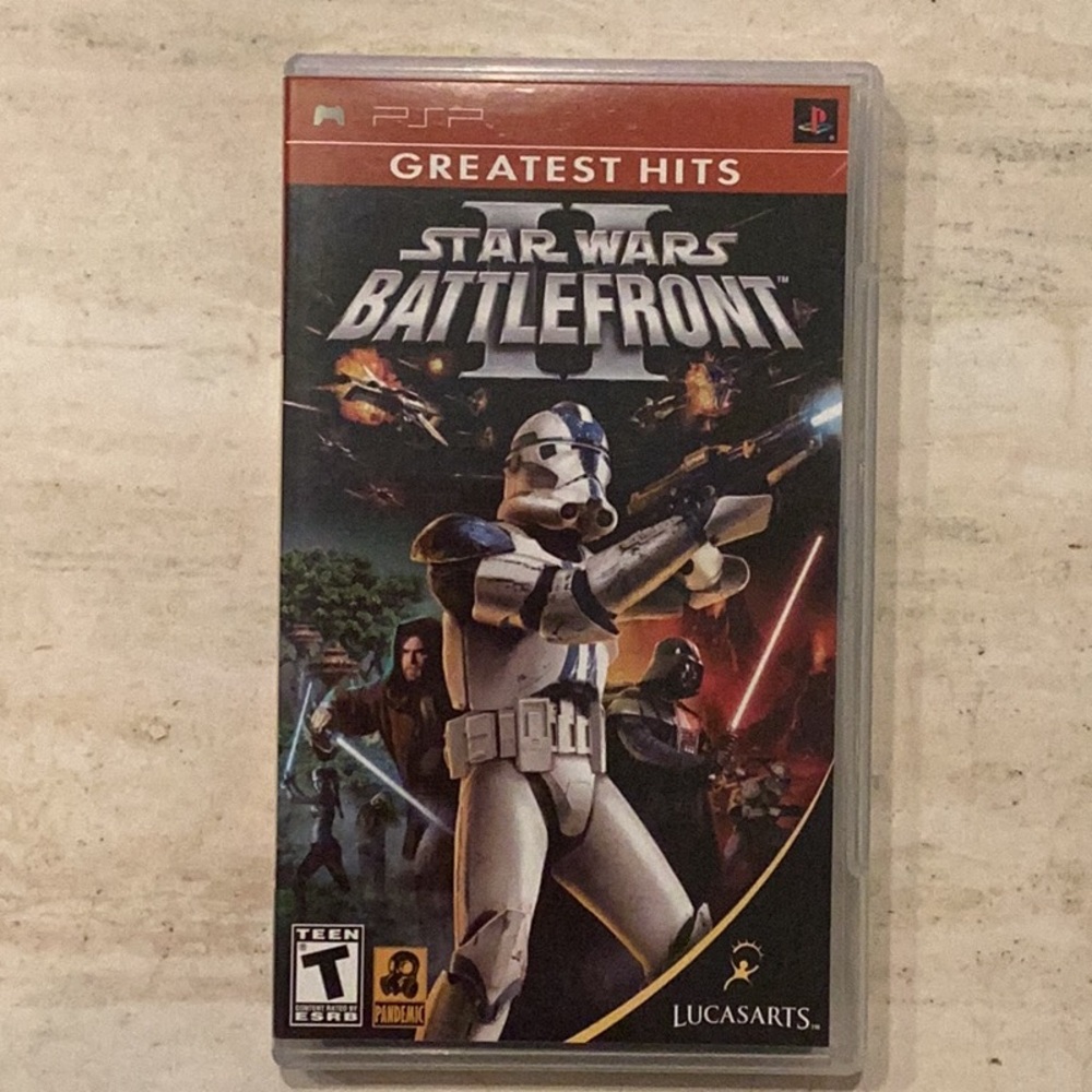 Star Wars Battlefront II PSP Game Greatest Hits PlayStation UMD CIB